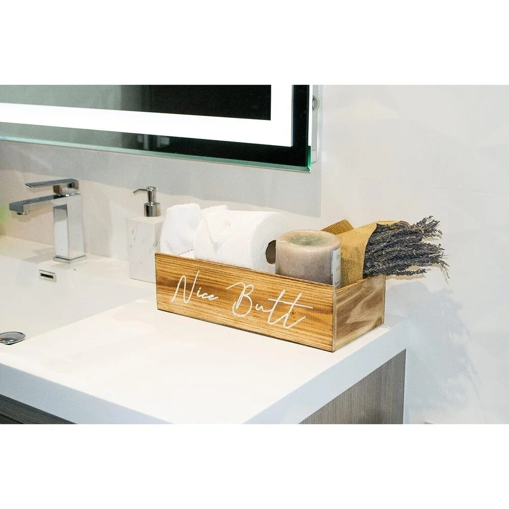 Nice Butt Farmhouse Kitchen Decor for the Home, 2 Sided Nice Butt Bathroom Decor